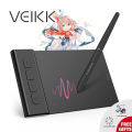 【Yurui】VEIKK Creator VK430 4x3 Ultra-thin Portable OSU! Tablet Digital Tablet Graphics Tablet with 8192 Levels Stylus and 4 Customized Express Keys. 