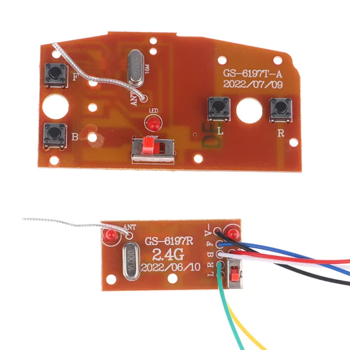 4CH RC Car Remote Control Circuit PCB Transmitter and Receiver Board parts Fullhouse