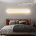 LED Long Strip Wall Light, Modern LED Wall Light IP43 Waterproof for Balcony. 