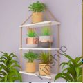 1 Pcs Wall Hanging Rope Shelf .Room Decorative  Craft Item Handmade 3 Layer Wall Shelve.. 