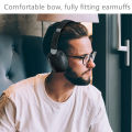 Shoumi Bluetooth Wireless Headphones Large Earmuff Earphone BT 5.3 Bass Headsets Stereo Helmet with Mic Supported TF Card Wired. 