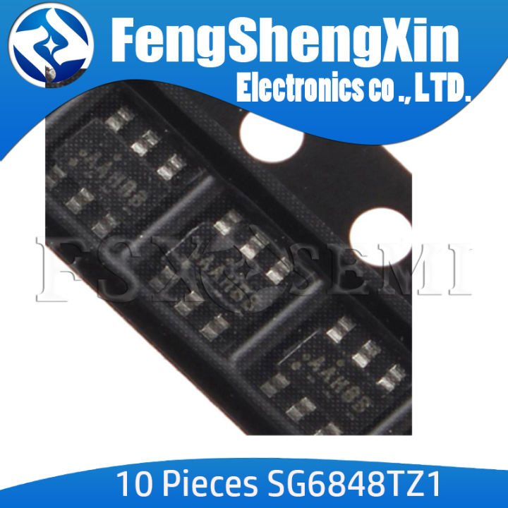 【The road to happiness Store】10pcs/lot SG6848TZ1 SOT23-6 SG6848 SG6848T AAH Low Cost Green-Mode PWM Controller for Flyback Converters