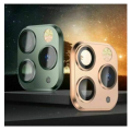 Modified Metal Sticker Camera Lens Seconds Change Cover For iPhone X XS MAX Fake Camera For iPhone 11 Por Full Glass Protector.