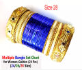 Multiple Bangle Set Churi for Women-Golden (24 Pcs).