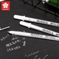 Sakura Gelly Roll Pen White Fine Medium Bold 3 Pen Set.