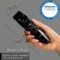 Panasonic ER-GB42K Cordless Men's Electric Shaver Hair and Beard Trimmer for Men. 