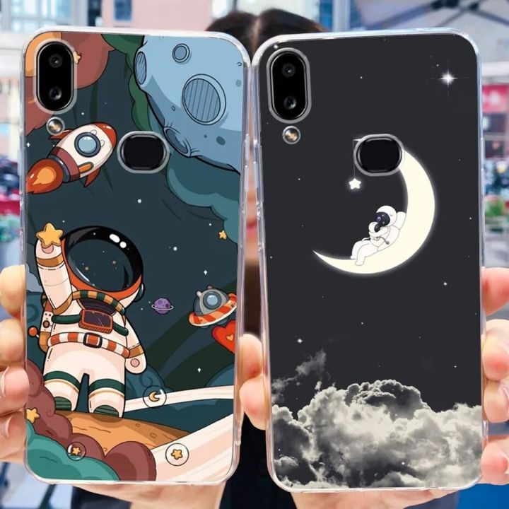 For Samsung Galaxy A10S A10 Phone Case Cute Painted Soft Silicone TPU Back Cover For Samsung A10 S 10S SM-A107F SM-A105F