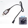 Battery USB Charger Cable 7.4V 3 Pin for RC Helicopters. 