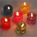 Romantic Jelly Candles 6pcs, Cute Jelly Candle, Dream Ocean Candles, Glass Gel Candles, Jelly Wax Candles Valentines Day, Wedding, Birthday Party Celebration Candle Flame, Small Multicolour Smokeless Decorated Mini Cute Little Glass Jelly Gel Candles. 