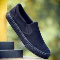 【Emotion HENG】Slip-on Canvas Shoes Cloth Shoes Men's Shoes Four Seasons Men's Casual Shoes Men's Board Shoes White Shoes Trendy Lazy. 