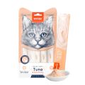 Wanpy Creamy Lickable Cat Treat Tuna Chicken Salmon Crab Shrimp 5X14g pack Different Flavours. 