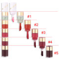 5-color matte non-stick bamboo lip gloss waterproof long-lasting lipstick. 