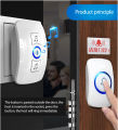 Aubess M525+F51 New Home Wireless Doorbell Waterproof Self-powered Button Smart Door Bell Sets Home Welcome Friend Outdoor House Chime Receiver. 