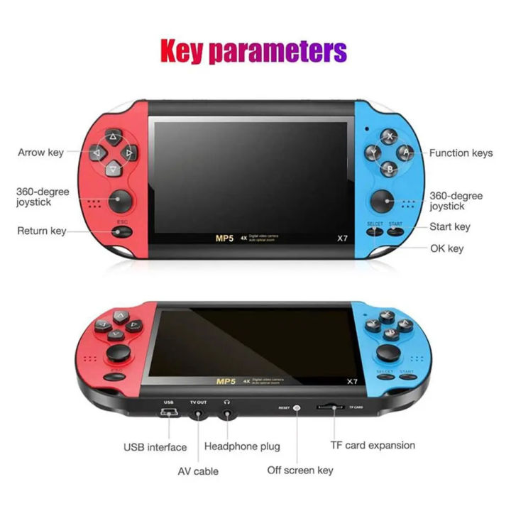 X7%20Handheld%20Game%20Console%20With%201500mAh%20Battery%204.3%20Inch%20Screen%20Nostalgic%20Game%20Console%20Video%20Game%20Controller%20Ideal%20Gift%20For%20Kids%20-%20Image%205