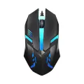 One Hand RGB Gaming Keyboard and Backlit Mouse Combo,USB Wired Rainbow Letters Glow Single Hand Mechanical Feeling Keyboard with Wrist Rest Support, Gaming Keyboard Set for Game. 
