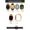 NEW Ultra 2 Smart Watch Men Sports Smartwatch Bluetooth  Call Magnetic Charging Watch 49mm Large Screen Smartwatch. 