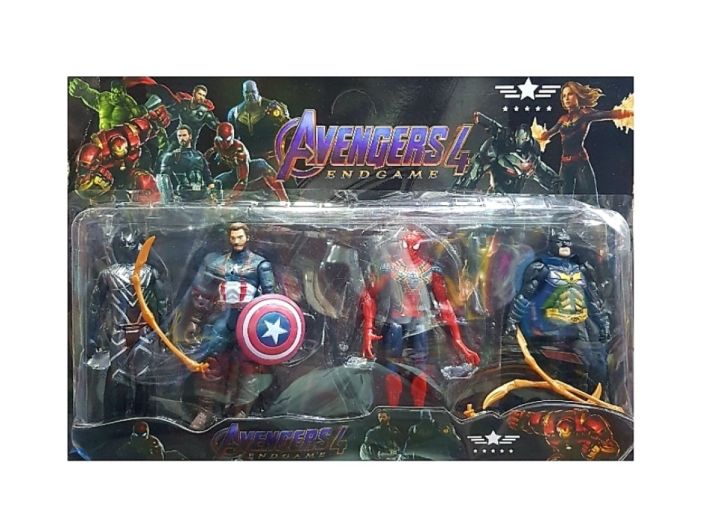4%20piece%20super%20hero%20avenger%20set%20toy%20action%20figure%20-%20Image%205