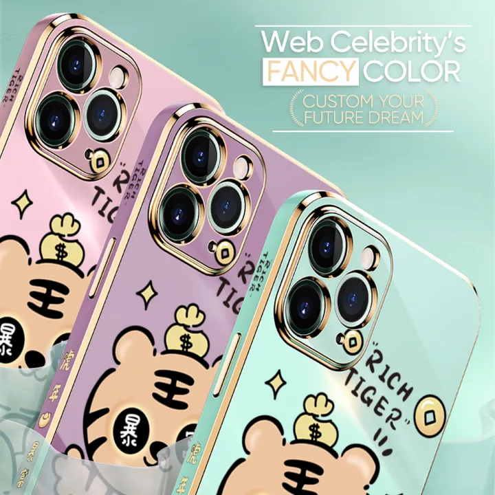 Hontinga%20for%20Samsung%20A52S%205G%20Back%20Cover%20Luxury%206D%20Plating%20Cartoon%20Get%20Rich%20Side%20Pattern%20Caese%20Soft%20Silicone%20Square%20Phone%20Cases%20-%20Image%204