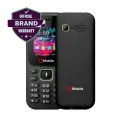 Qmobile a30 looking as like as i72 rock 1.77 inches dislpay feature phone button mobile phone2 sim colour ful diaply memory use up to 32 gb mp3camera mp4 colour Dark blue. 