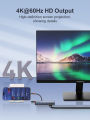 LDNIO Type-C USB Hub, 7 Ports Splitter Hub-High Speed USB 3.0 USB2.0 HDMI SD TF PD Type-C.