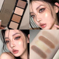 Contour Bronzer Palette Natural Color Facial Highlighter Contouring Palettes Waterproof Lasting Noseshadow Makeup Cosmetics. 