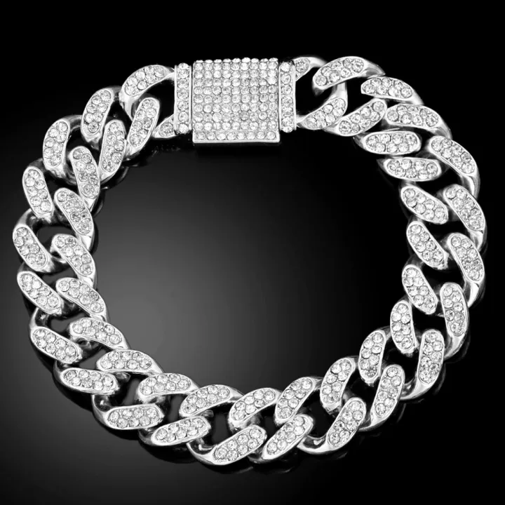 Iced%20Out%20Hip%20Hop%20Cuban%20Link%20Chain%20Bracelets%20for%20Men%20Women%20High-Quality%20Bling%20AAAA+Rhinestone%20Paved%20Miami%20Bracelets%20Men's%20Jewelry%20-%20Image%203