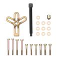KOGEEK 13Pcs Harmonic Balancer Puller Kit Steering Wheel Puller/Installer Crankshaft Pulley Tool for Automotive Repairs. 