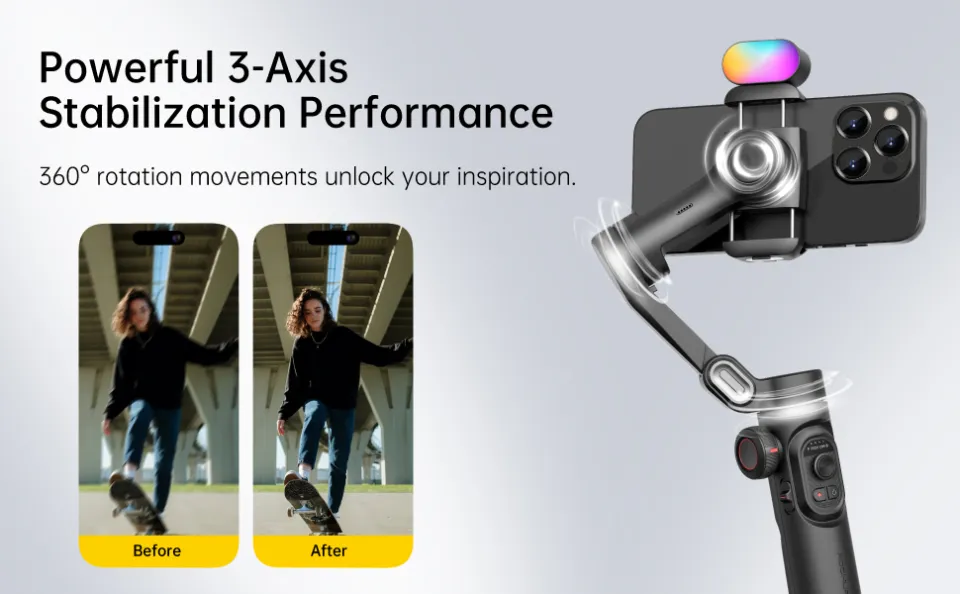Axis Gimbal Smove Gimbal AOCHUAN Smart XE Kit Gimbal Stabilizer