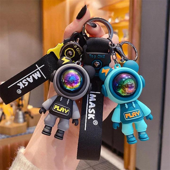 Astronaut bear Key Chain key ring for bike Motor cycle Car Gift