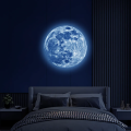 Fluorescent Aesthetic Wall Decor Kids Room Home Decor 3D Wallpaper PVC Moon for Bedroom Nursery Interior Design Gift DIY. 