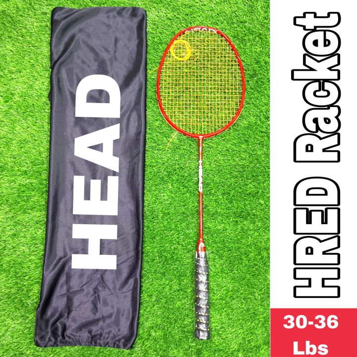 Head Badminton Racket Complete Gadding With Kamranga Cover - Full Complete Set Ensures Professional-Level Performance