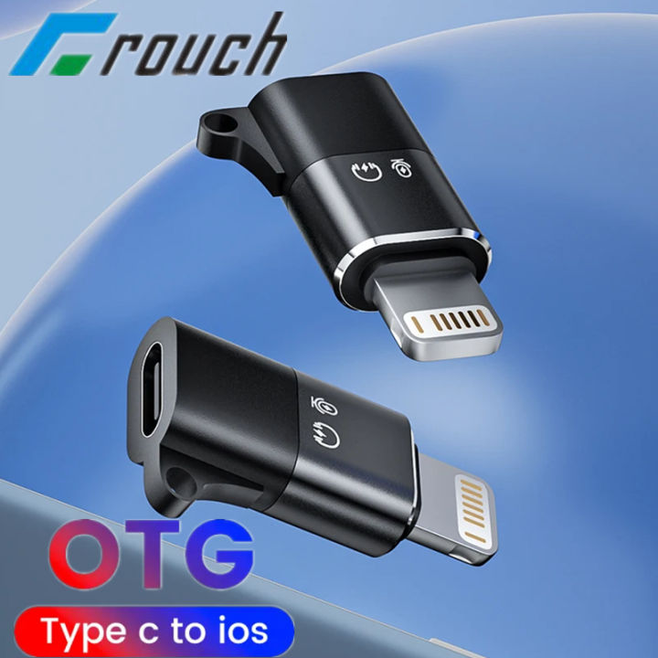 Lightning To USB Type C OTG Adapter For iphone Headphone Call