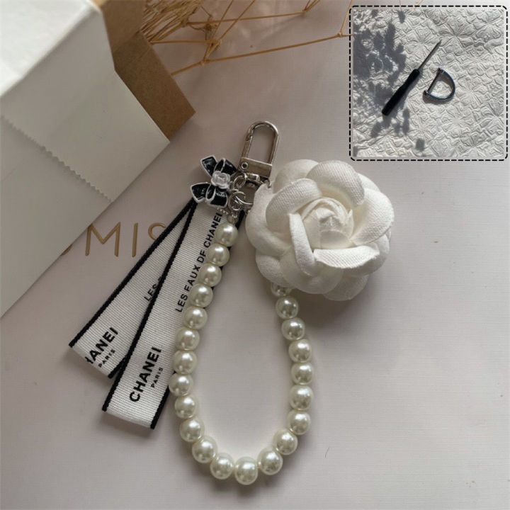Handmadeins%20CHome%20Style%20Camellia%20Bow%20Ribbon%20Bag%20Hanging%20Pearl%20Chain%20Keychain%20Car%20Pendant%20-%20Image%205