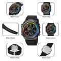 SKMEI 2209 Multifunctional Waterproof LED Watch Sports Electronic Watch Men's Outdoor Sports Compass Electronic Watch.
