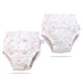 Yinxiu Li 2-pack pure cotton washable training learning 6-layer gauze diaper pants, baby supplies.