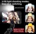 Q07 Selfie Stick Foldable Mini Tripod with Fill Light Bluetooth Remote Shutter Retractable Rod for Phone (100cm).
