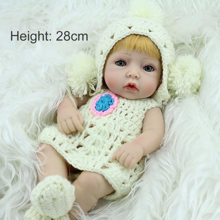 NYT%2028Cm%20Unique%20Yellow%20Hair%20Reborn%20Baby%20Doll%20Soft%20Vinyl%20Lifelike%20Newborn%20Doll%20Girl%20-%20Image%208