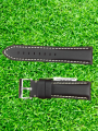 Muslin PU Leather Strich Belt Strap Only 24 mm - Black White.