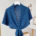 Women's Fashionable Knitted Shawl Can Be Used In All Seasons Versatile High-end Shawl Sun Protection And Warm Scarf. 