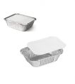 Aluminium Foil Box with Lid - (250ml) - 10pcs. 