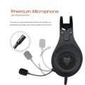 N2 PS4 PC Headset Gaming Earphones Gamer Headphones with Microphone Headset Mic for Computer Laptop Playstation 4 New Xbox 1 Game (Black Silver).