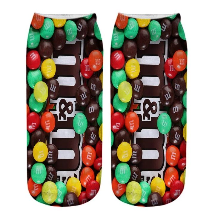 New%20Funny%20Cartoon%20Foods%20Low%20Ankle%203D%20Printed%20Potato%20Chips%20Fries%20Short%20Socks%20For%20Women%20Men%20Summer%20Spring%20Dropship%20-%20Image%204