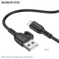 BOROFONE BX91 2.4A Micro USB Fast Charging Data Cable Symbol Fast Charging Data Cable Type B Cable. 