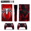 【Fast and Reliable Shipping】 Spiderman Ps5 Slim Skin Sticker for PlayStation 5 Console Controller Decal Cover Anti-scratch Skin Sticker.