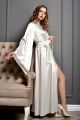Luxury Long Silk Robe for Women, Customizable Fit.