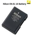 Nikon En-El14 Rechargeable Li-Ion Battery For Nikon D3100/Df/D3300/ D5300/D5200 Dslr Cameras. 