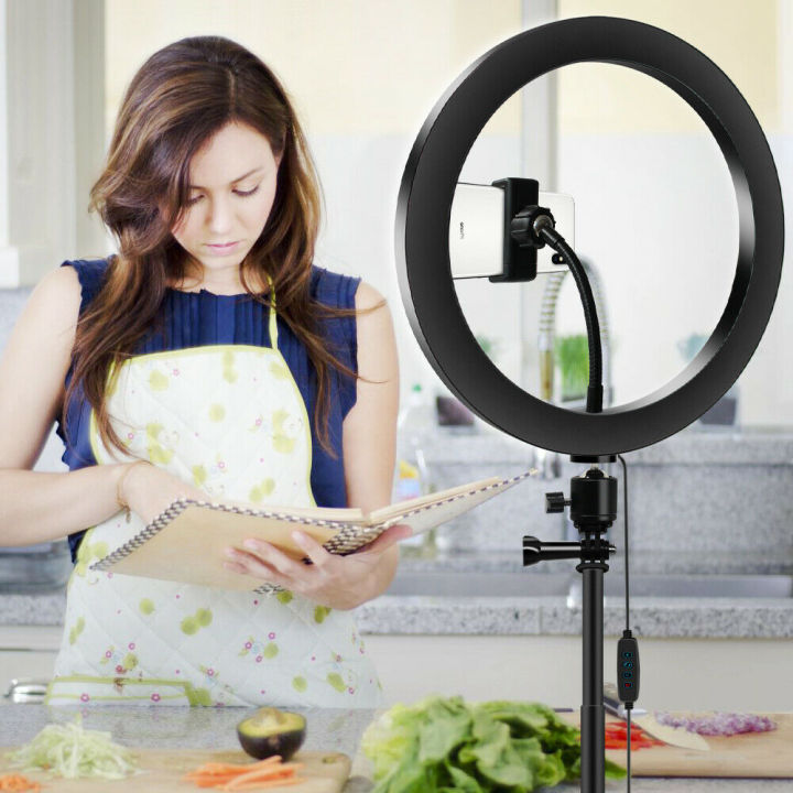26CM%20LED%20Ring%20Light%20Photography%20Dimmable%20Video%20For%20smartphone%EF%BC%881%20meter%20selfie%20stick%20+%201%20iron%20tripod%EF%BC%89%20-%20Image%205