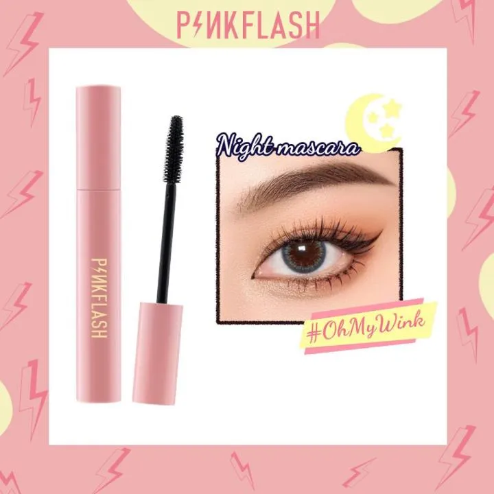 %E3%80%BD%EF%B8%8F%20PinkFlash%20Waterproof/oilproof%20Curl%20Mascara%20-%20#01%20Night%20Mascara%20-%20Image%202