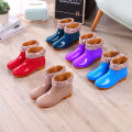 Fashion short tube rain boots for women adult outdoor anti slip warm rain boots soft sole waterproof shoes work rubber shoes galoshes galoshes wholesale. 
