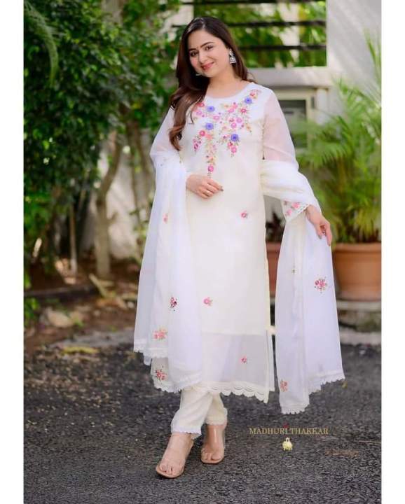 Three piece dress girl sales